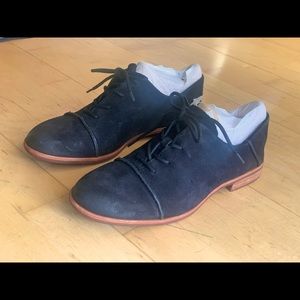 Kork-Ease black suede Oxford shoes - never worn